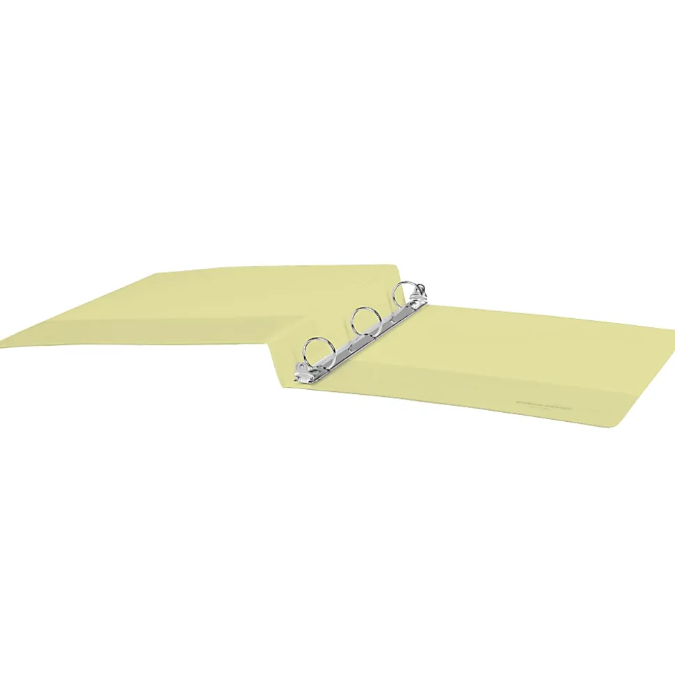 Office Depot® Durable View Binder, 1" Round Rings (175 Sheet Capacity), Yellow, 1 Binder