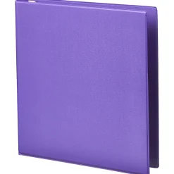 Office Depot® Heavy-Duty Easy-Open 3-Ring Binder, 1" D-Rings, Purple