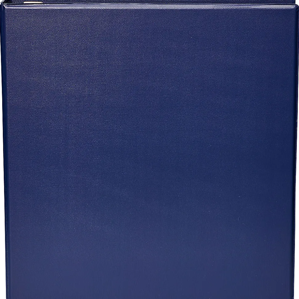 Office Depot® Heavy-Duty 3-Ring Binder, 1 1/2" D-Rings, 49% Recycled, Navy