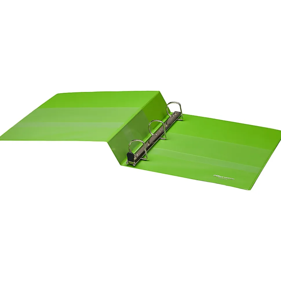Office Depot® Heavy-Duty 3-Ring Binder, 1 1/2" D-Rings, Army Green