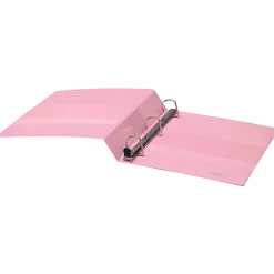 Office Depot® Heavy-Duty View 3-Ring Binder, 1 1/2" D-Rings, Pink