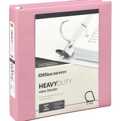 Office Depot® Heavy-Duty View 3-Ring Binder, 1 1/2