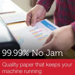 Office Depot® Inkjet Or Laser Paper, 1 Ream, White, Letter Size (8 1/2" x 11"), Ream Of 500 Sheets, 24 Lb, 98 Brightness