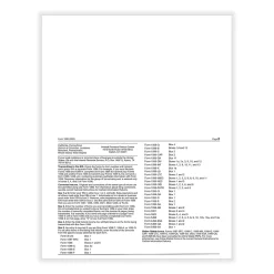 Office Depot® 1096 Laser Tax Forms, 1-Part, 8-1/2