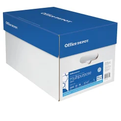 Office Depot® Multi-Use Printer & Copy Paper, 5 Reams, White, Ledger (11