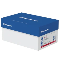 Office Depot® Multi-Use Printer & Copy Paper, 8 Reams, White, Letter (8.5