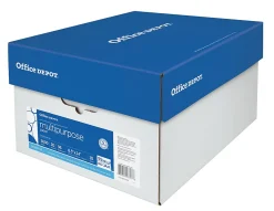 Office Depot® Multi-Use Printer & Copy Paper, 10 Reams, White, Legal (8.5" x 14"), 5000 Sheets Per Case, 20 Lb, 96 Brightness