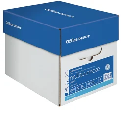 Office Depot® Multi-Use Printer & Copy Paper, 5 Reams, White, Letter (8.5
