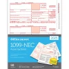 Office Depot® 1099-NEC Laser Tax Forms, 4-Part, 3-Up, 8-1/2" x 11", Pack Of 50 Form Sets