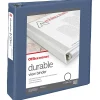 Office Depot® 3-Ring Durable View Binder, 2" Round Ring, Serene Blue