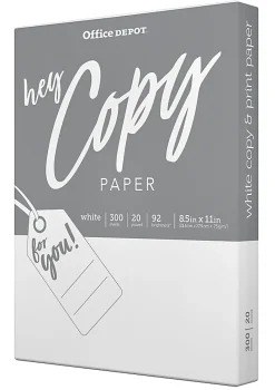 Office Depot® School Multi-Use Printer & Copy Paper, White, Letter (8.5