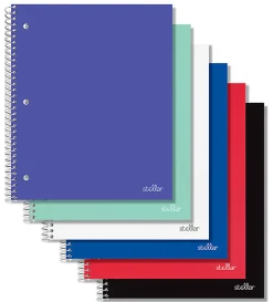 Office Depot® Stellar Poly Notebooks, 8-1/2