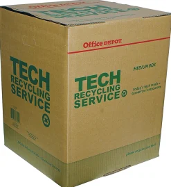 Office Depot Tech Recycling Box, Medium, 20