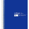 Office Depot® Wirebound Notebooks, 6" x 9-1/2", 3 Subjects, College Ruled, 150 Sheets, Assorted Colors, Pack Of 6 Notebooks