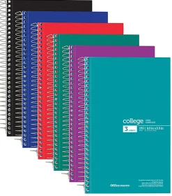Office Depot® Wirebound Notebooks, 6
