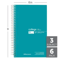 Office Depot® Wirebound Notebooks, 6