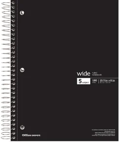 Office Depot® Wirebound Notebooks, 8