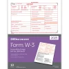 Office Depot® W-2 Laser Tax Forms, 6-Part, 2-Up, 8-1/2" x 11", Pack Of 25 Form Sets, 5602525