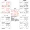 Office Depot® W-2 Laser Tax Forms, 6-Part, 2-Up, 8-1/2" x 11", Pack Of 50 Form Sets, 56025