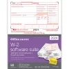 Office Depot® W-2 Laser Tax Forms With Software, 6-Part, 2-Up, 8-1/2" x 11", Pack Of 50 Form Sets, 56224