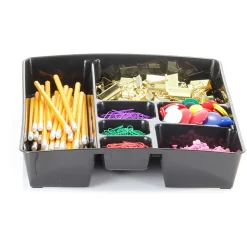 Officemate® Plastic 8-Compartment Storage Deep Drawer Organizer Tray, 2 1/4