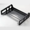 Officemate Recycled Side Load Letter Tray - 1 Compartment(s) - 1 Tier(s) - 2.8"x13.2"x 9" Depth - Stackable, Durable, Handle, Sturdy - 26052