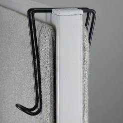 Officemate® Wire Cubicle Hook, 1 Sided, Black
