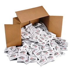 Office Snax Single-Use Non-Dairy Creamer, 0.08 Oz, Carton Of 800