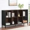 Office Star Ace 34”H 8-Cube Storage Bookcase, Ozark Ash