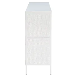 Office Star Ace 34”H 8-Cube Storage Bookcase, White
