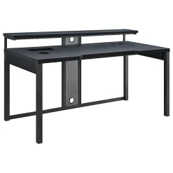Office Star™ Adaptor 63"W Gaming Computer Desk, Black