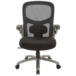 Office Star™ Big And Tall Mesh Mid-Back Managers Chair, Black