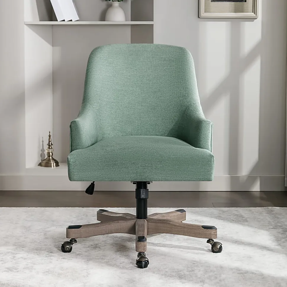 Office Star Bradwell Fabric High-Back Office Chair, Mint
