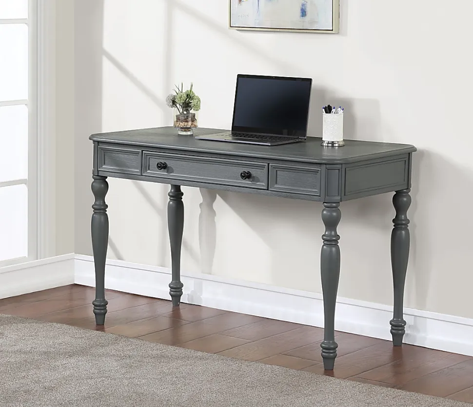 Office Star™ Country Meadows 48"W Writing Desk, Gray