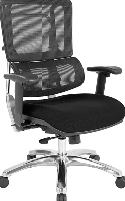 Office Star™ 99662C Pro Vertical Ergonomic High-Back Mesh Office Chair, Black