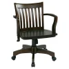 Office Star™ Deluxe Wood Banker's Chair, Espresso