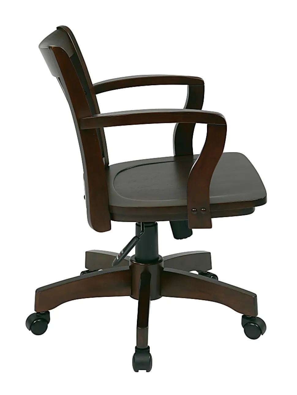 Office Star™ Deluxe Wood Banker's Chair, Espresso