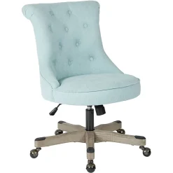 Office Star™ Hannah Tufted Office Chair, Mint/Gray