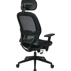 Office Star™ Professional Air Grid™ Mesh High-Back Office Chair With Headrest, Black