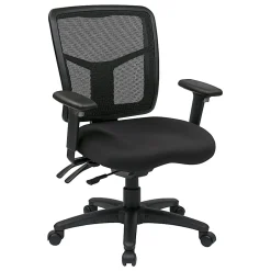Office Star™ ProGrid Mid-Back Managers Chair, Coal