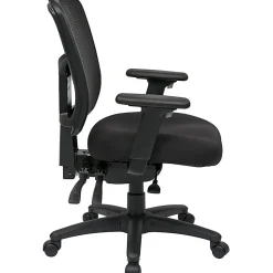 Office Star™ ProGrid Mid-Back Managers Chair, Coal