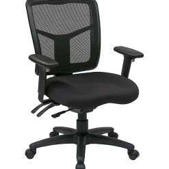 Office Star™ ProGrid Mid-Back Managers Chair, Coal