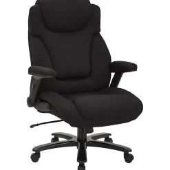 Office Star™ Pro-Line II Fabric High-Back Big And Tall Chair With Arms, Black