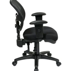 Office Star™ Pro-LineII Mid-Back Ergonomic Task Chair, Black