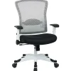 Office Star™ Space Seating Mesh Mid-Back Chair, Black/White