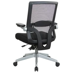 Office Starâ„¢ Space Seating 867 Series Ergonomic Mesh Mid-Back Manager's Chair, Black/Silver