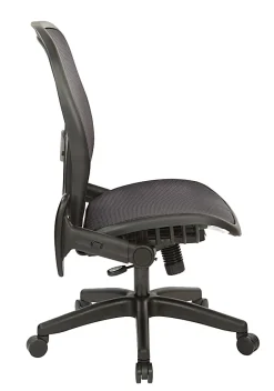 Office Star™ Space Seating 23 Series Air Grid® Mid-Back Manager's Chair, Black