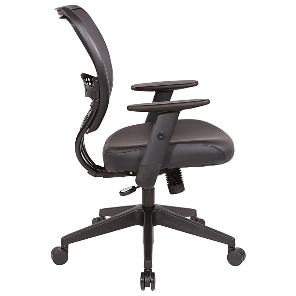 Office Star™ Space Seating 55 Series Antimicrobial Task Chair, Black