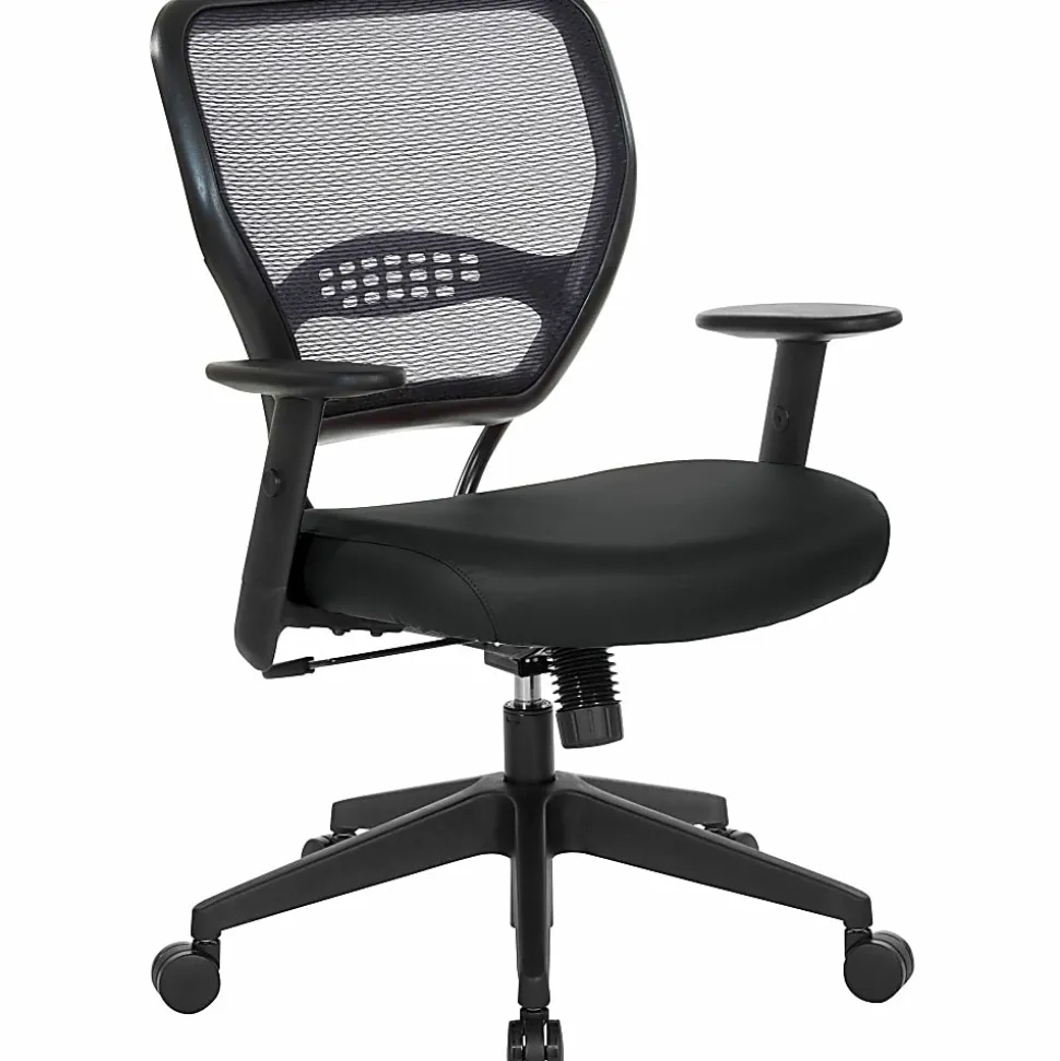 Office Star™ Space Seating 55 Series Antimicrobial Task Chair, Black