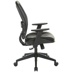 Office Star™ Space 57 Series Dark Air Grid Back Ergonomic Mesh High-Back Managers Office Chair, Black